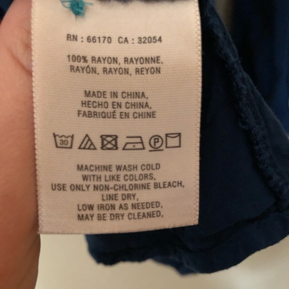 Anthropologie | Maeve Long Sleeve Blue Top Size 4 - Picture 3 of 4